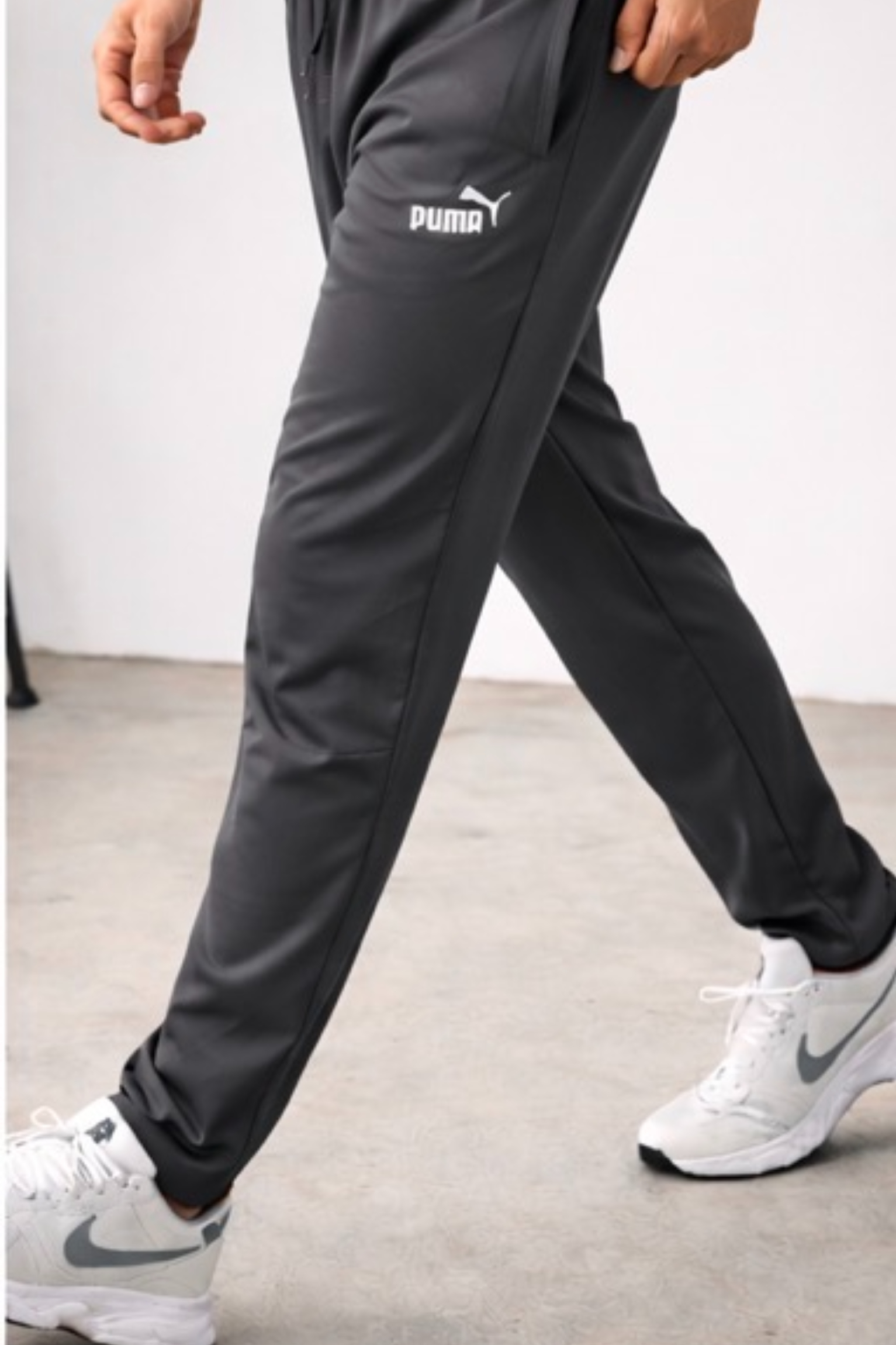 Lycra Track Pants (Dark Grey) - Image 3