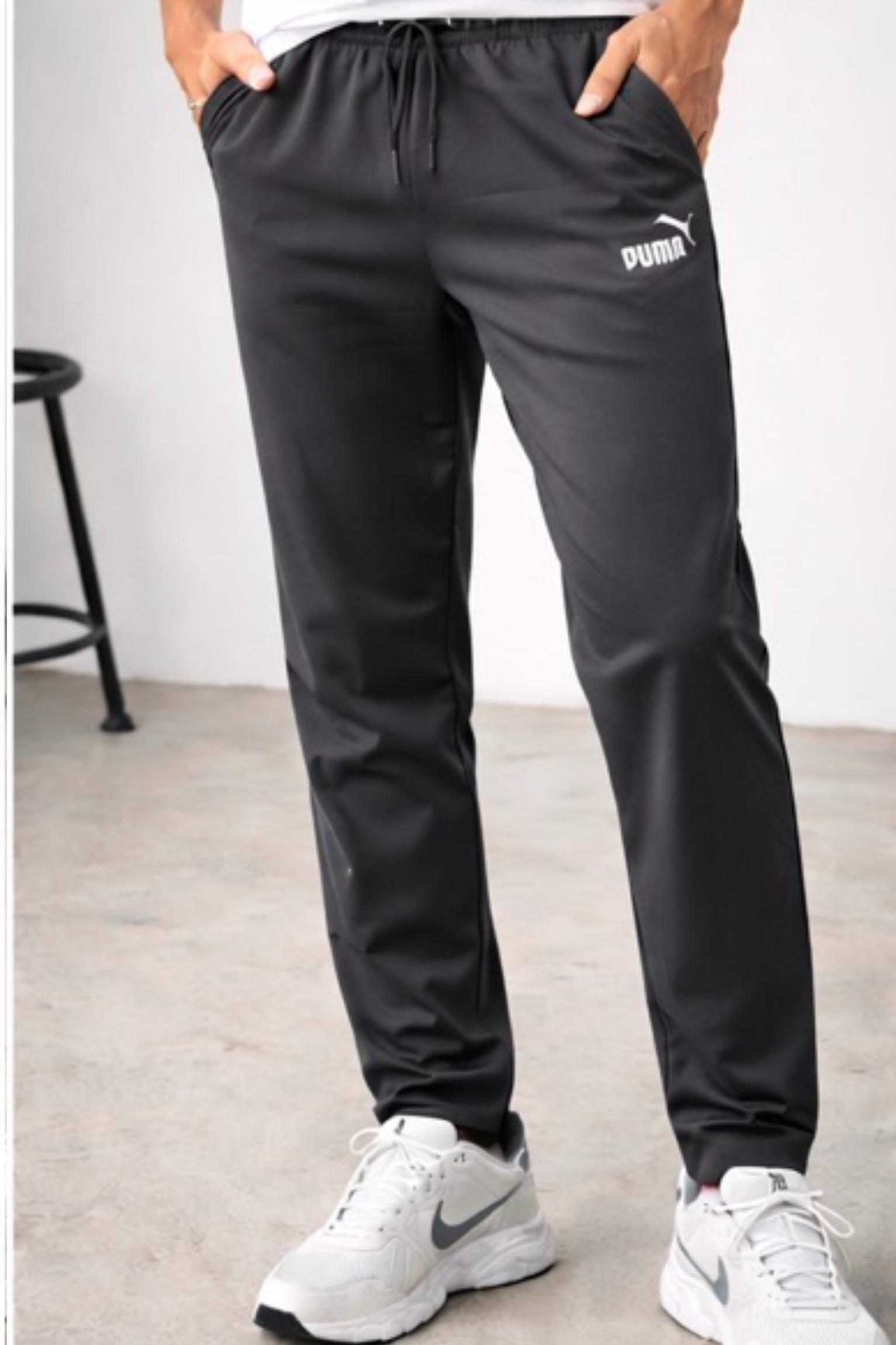Lycra Track Pants (Dark Grey)