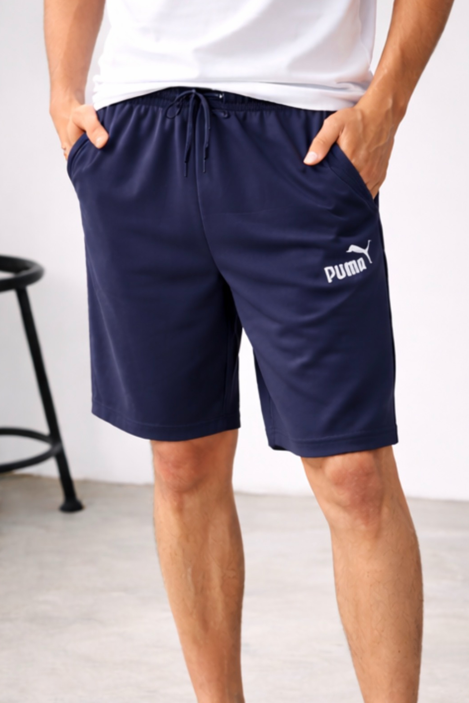 Lycra Shorts (Navy Blue)